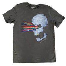 Load image into Gallery viewer, GOLD TOOTH SKULL T-SHIRT (Grey)